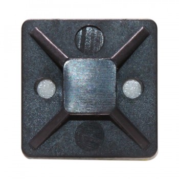 RedTools Self-Adhesive Tie Mount 1" - Black - Pack of 100