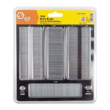 Toolway Mutil Brads 18ga - 2500 pcs
