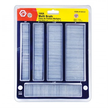 Toolway Mutil Brads 16ga - 2500 pcs