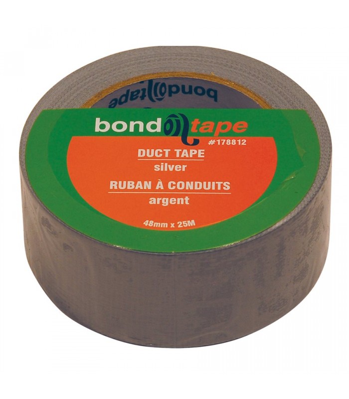 Ruban Adhésif En Toile 48mm x 25m Argent de Bondtape