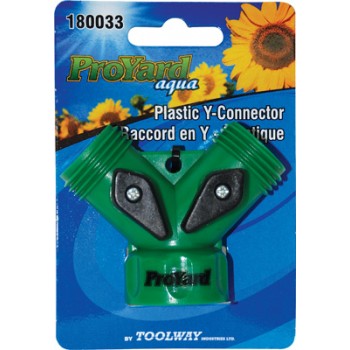 ProYard Hose Y Connector w/2 Valves