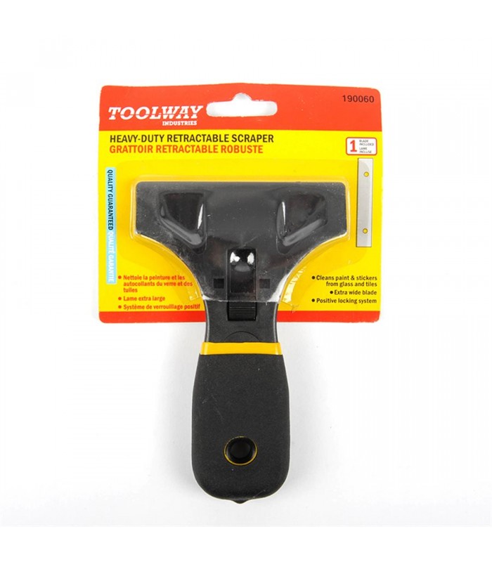 Toolway Scraper Retractable w/4in Blade