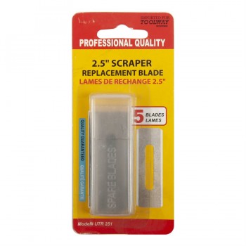 Scraper Blades Razor 2.5 in. - Set of 5