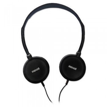 Maxell 190318 Lightweight Stereo Headphones with Swivel Earcaps, HP-200