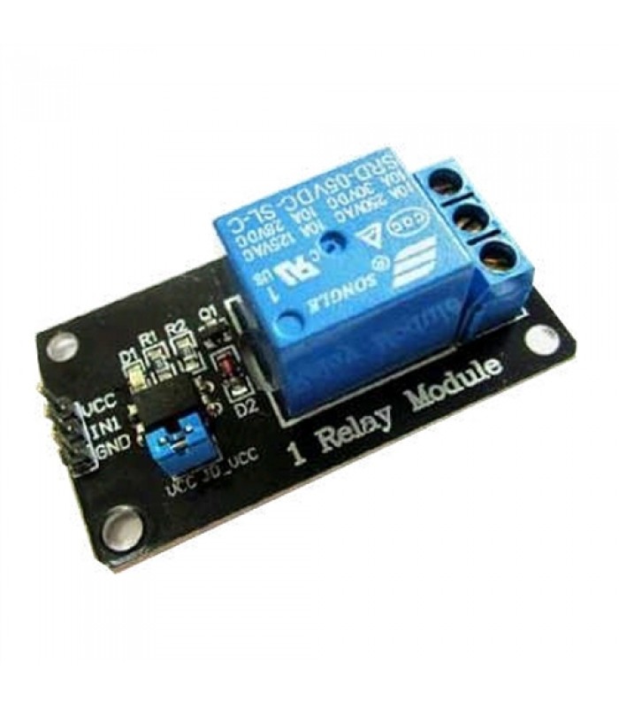 One 1 Channel Isolated 5V Relay Module With Optocoupler For Arduino