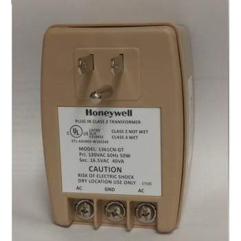 Transformateur mural 16.5VAC, 40VA de Honeywell