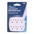 PureVolt 6-Outlet Wall Adapter - 125V - 15A - White