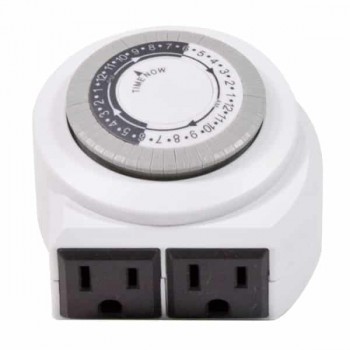 PureVolt Minuterie intérieure à 2 prises