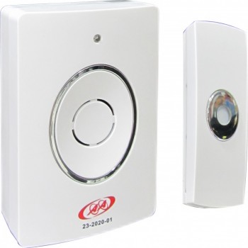 Honeywell 3 Series Plug-In Wireless Doorbell with Strobe Light & Push  Button - RDWL313P2000