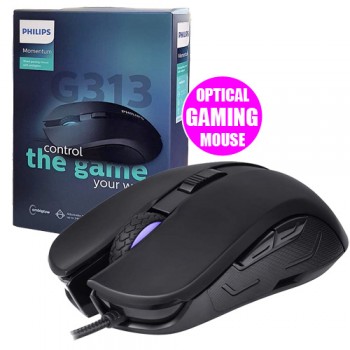 Souris de jeu filaire Philips G800 avec Ambiglow 8200 dpi 7 boutons programmables RGB Ambiglow Lighting