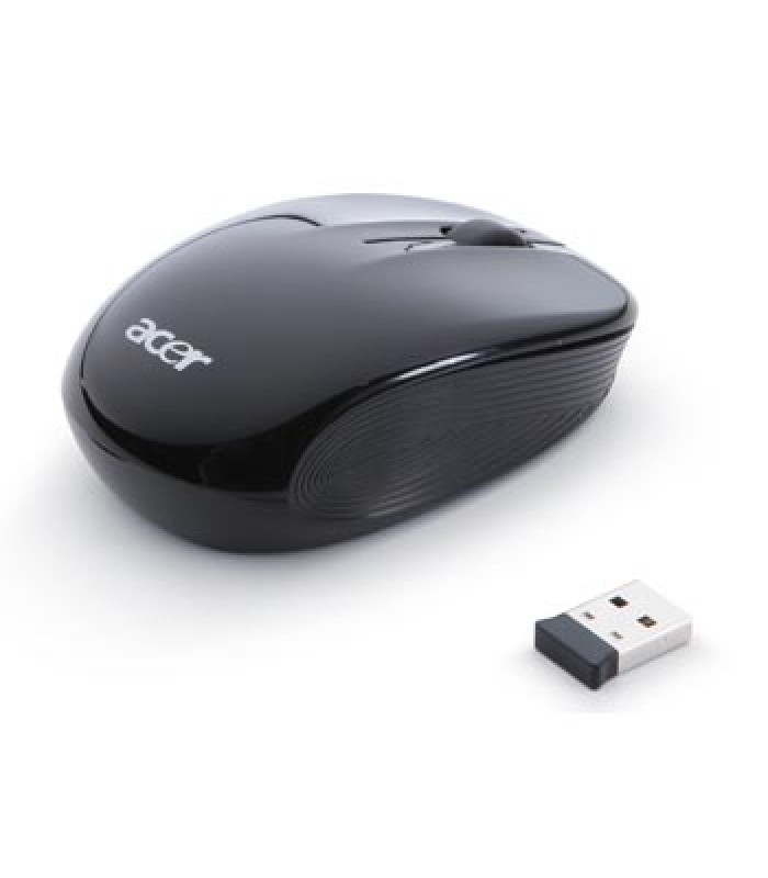 Acer AMR514 Wireless Optical Mouse 1000dpi Black-Individual Bulk Pack