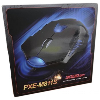 Souris de jeu laser filaire programmable de haute précision Purex 3000 DPI