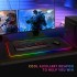 TopSku RGB Mouse Pad Anti-Slip Rubber Base Mouse Mat for Gamer, Office & Home