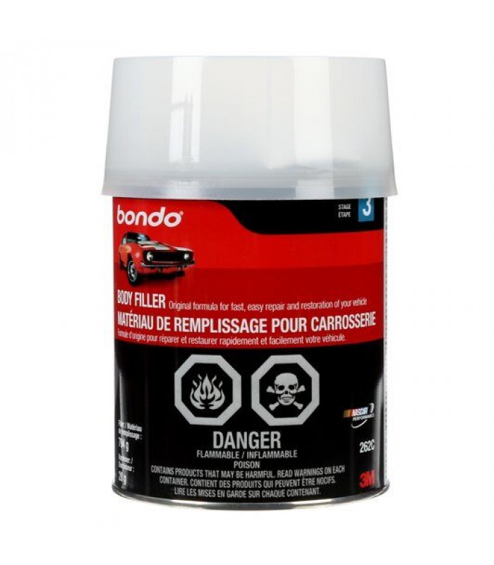 Matériau de remplissage pour carrosserie Bondo®, 262C 794g