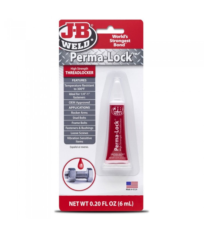 J-B Weld Perma-Lock Threadlocker High Strength - 6ml