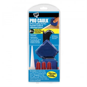 DAP ensemble d'outils de calfeutrage PRO Caulk 8 pièces