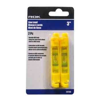 ROK Niveaux de ligne 3 po ABS - 2 pièces