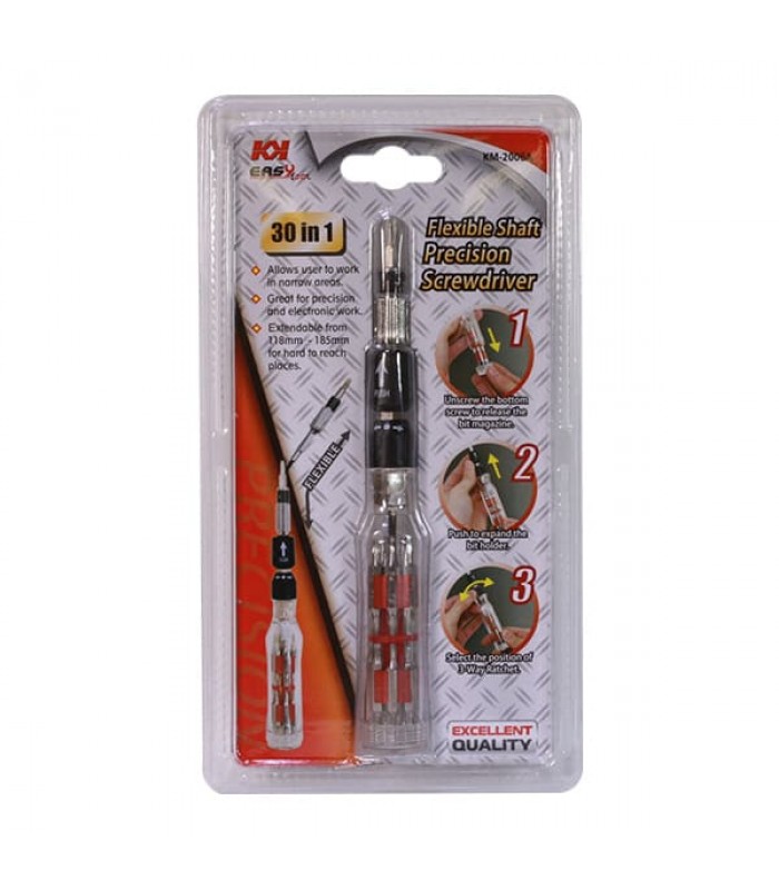 30-In-1 Flexible Gearless Precision Screwdriver