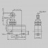 Limit Switch with Compressible Rotary Lever - 15A - 125/250 VAC