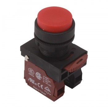 Push Button Switch - Projecting Head - Red