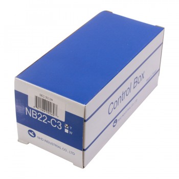 Boîtier de commande 3 trous pour interrupteurs - 22 mm - Jaune