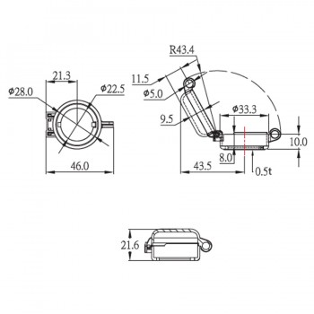 Couvercle Avec Barrure Diam. 22.5mm, Épaisseur 11.5mm