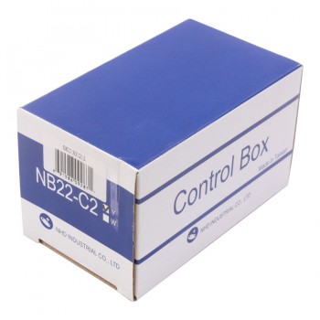 Boîtier de commande 2 trous pour interrupteurs - 22 mm - Jaune