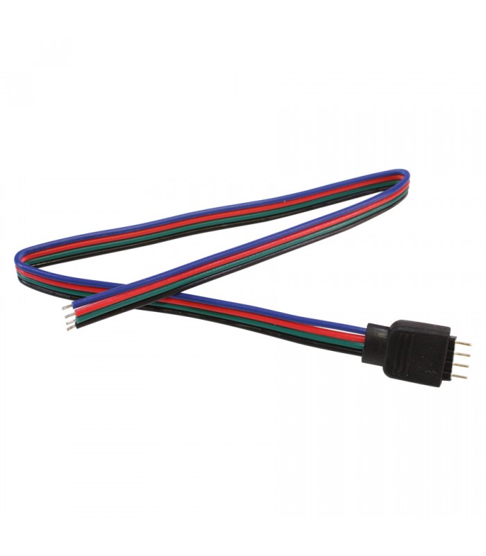 Ason Decor RGB 4-pin Male Connector with Wire – 30 cm