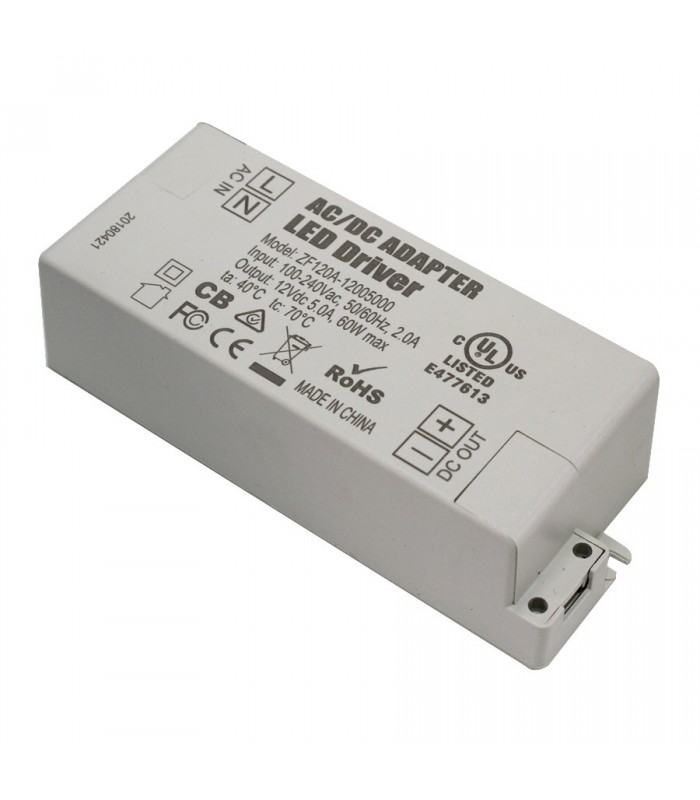 Ason Decor LED driver -12V CC - 60W - 5A