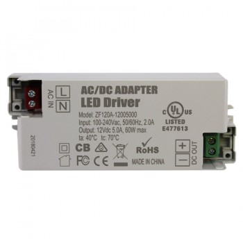 Ason Decor LED driver -12V CC - 60W - 5A