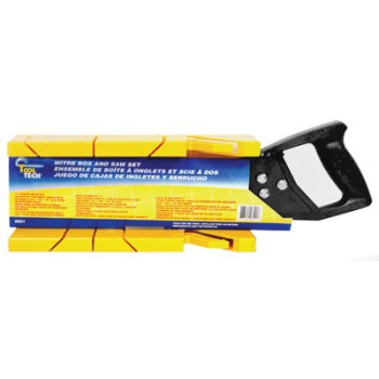 ToolTech 12" PLASTIC MITRE BOX & SAW SET