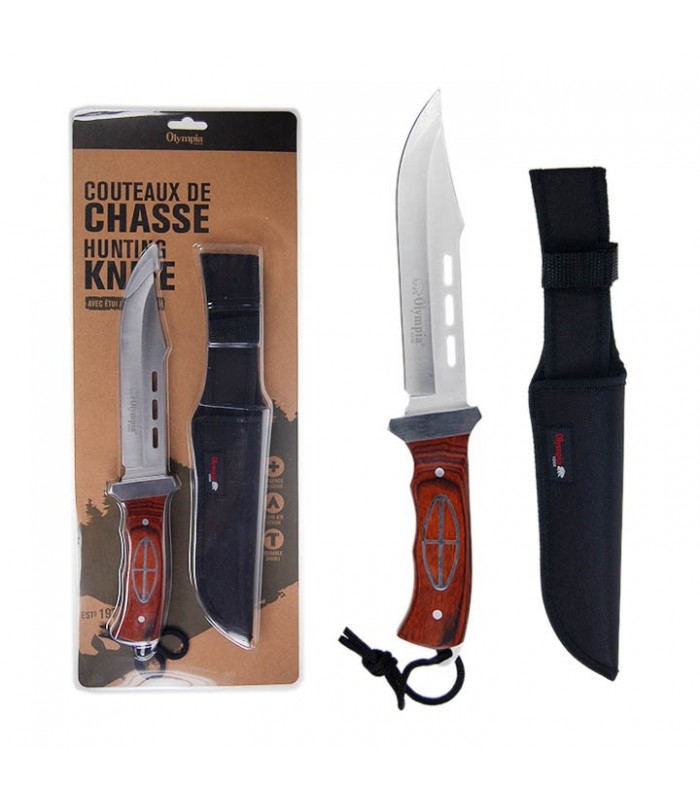 OLYMPIA - COUTEAU DE CHASSE, 11,25 , gaine incluse