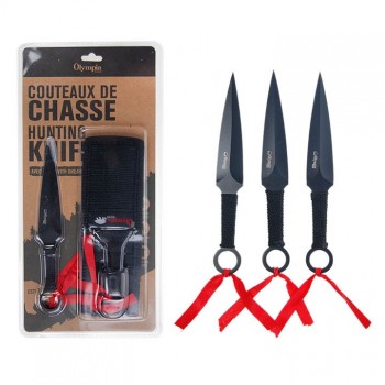 OLYMPIA - THROWING KNIFE, 6.5", 3 PC SET