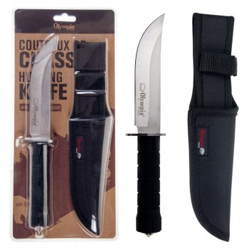 OLYMPIA - HUNTING KNIFE BLACK HANDLE