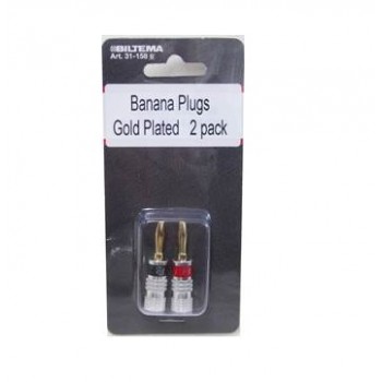 Fiche Banane Argent - Paquet de 2