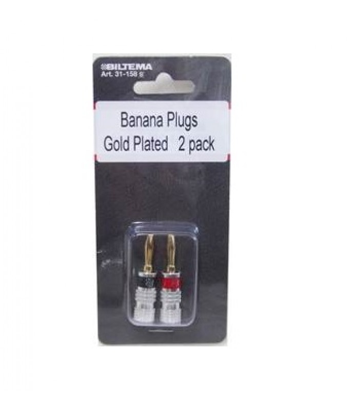 Banana Plug (Pair) Silver