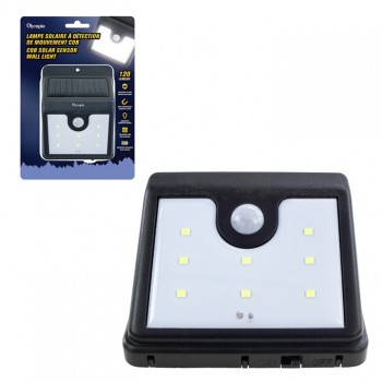 Lampe COB solaire à détection de mouvement de Olympia