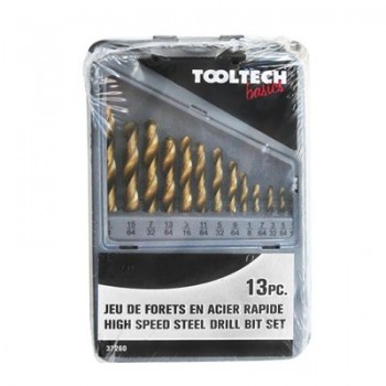 ToolTech Drill Bits HSS 13pc Set