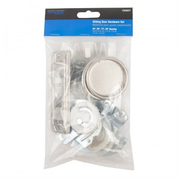 34PC Sliding Door Hardware Kit 48 in. to 96 in.