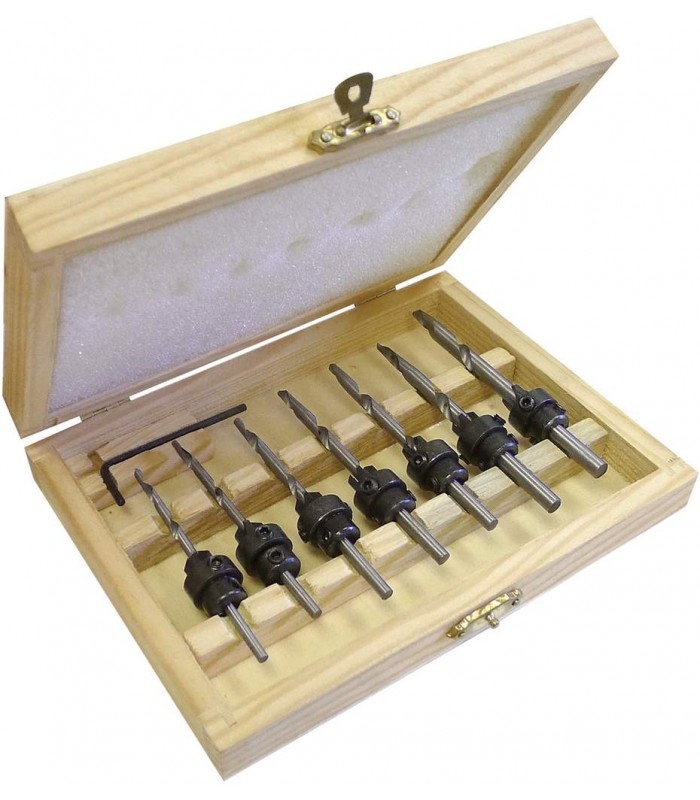 ROK 7 PC Tapered Countersink Set