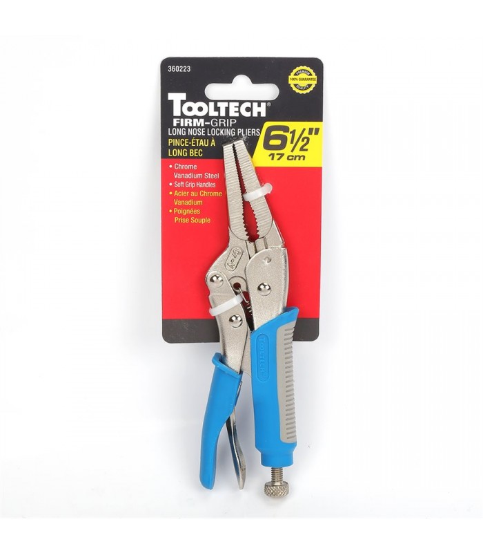 Tooltech Long Nose Locking Pliers 6-1/2 in (17cm)