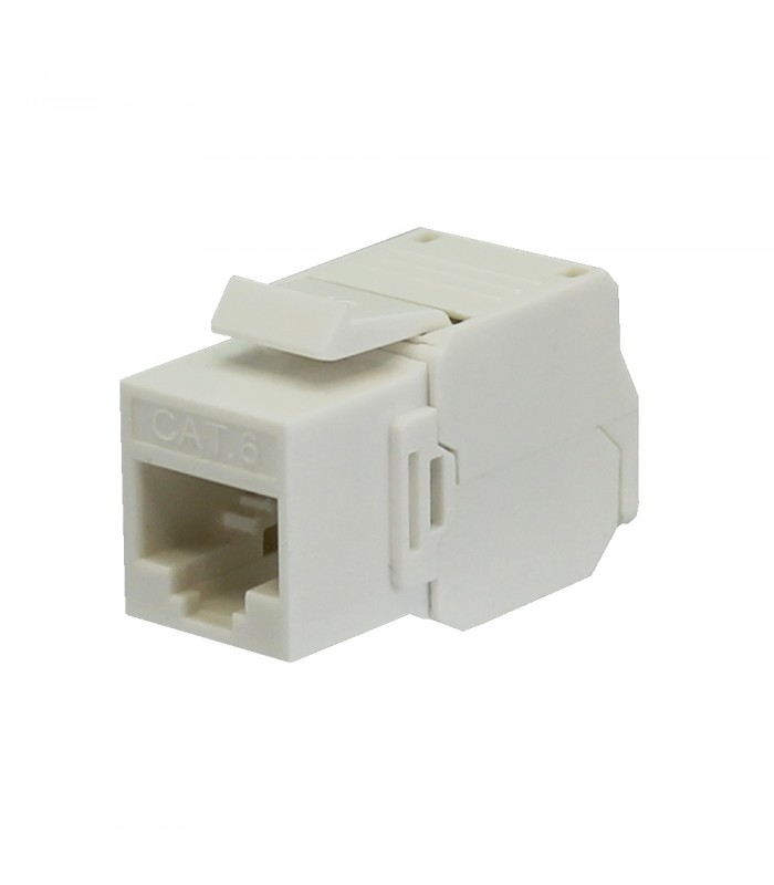 Connecteur sans outil Cat6, Type Keystone, Blanc de Techly