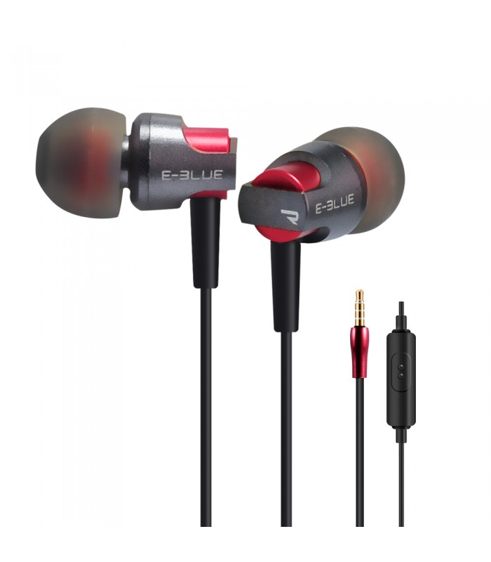 E-Blue EEP963 Stereo Earphone, Red