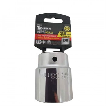 Tooltech Firm-Grip Shallow Socket Metric 38mm x 3/4in Dr 12-Points Cr-V