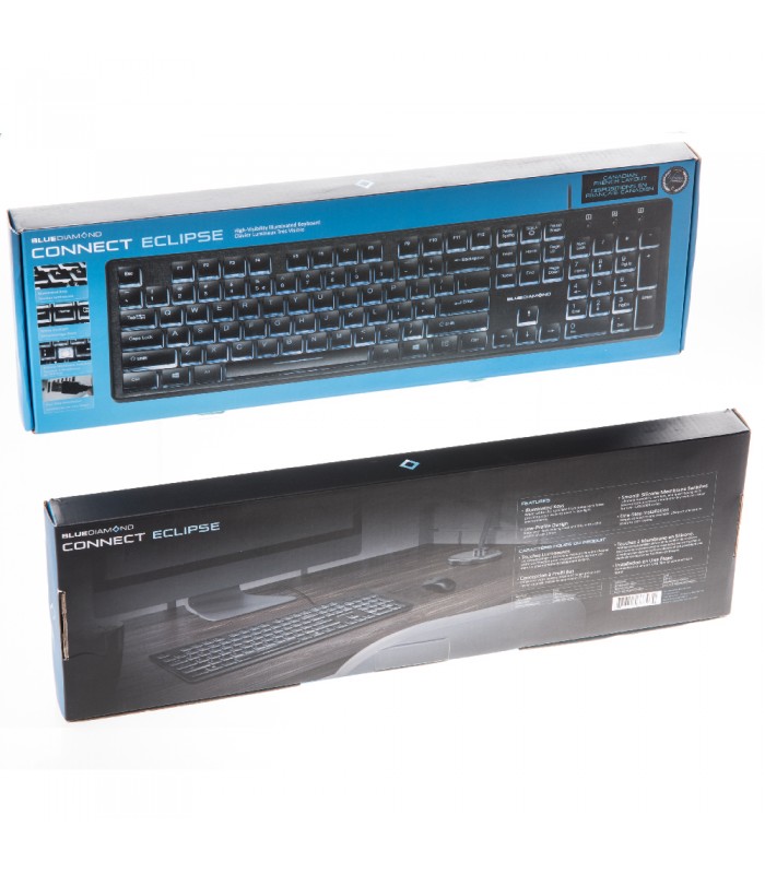 Blue Diamond Connect Backlit Keyboard - French