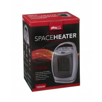 Electrimart 1500W Ceramic Heater with oscillating control