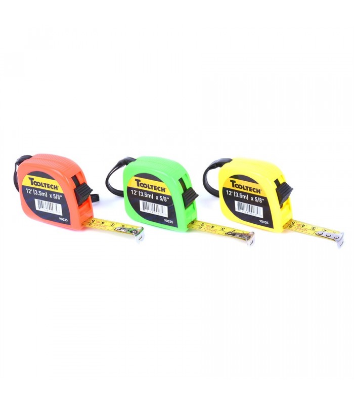 Tooltech 12ft (3.5m ) X 5/8 In. Tape Measure