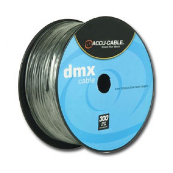 Accu-Cable 3-Pin DMX Cable Spool 300ft