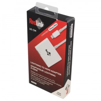 RedLink Adaptateur Lightning à HDMI mâle - 1080p HD - 10cm