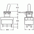 Interrupteur à levier 10A/125V SPDT ON-OFF-ON de Mode Electronics